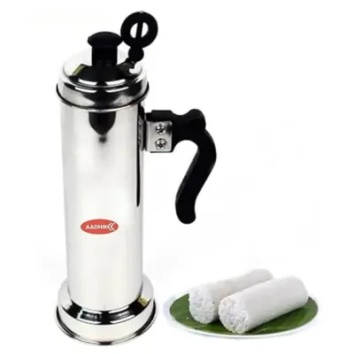 AADHIK Puttu Vessel Stainless Steel Puttu Maker, Puttu Kudam Suitable for Pressure Cooker